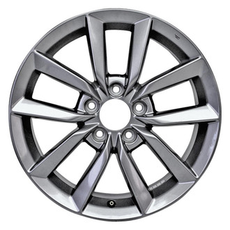 Replacement - 10 I-Spoke Painted Medium Gray 17x7 Alloy Factory Wheel - Replica