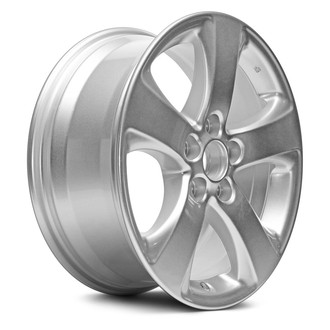 Replacement - 5-Spoke Painted Silver 17x7 Alloy Factory Wheel - Replica