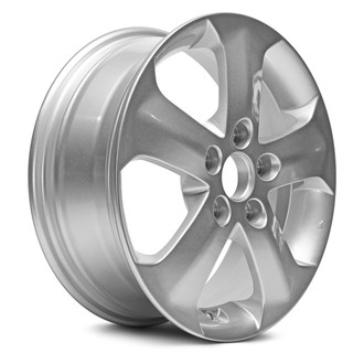 Replacement - 5-Spoke Painted Silver 16x6 Alloy Factory Wheel - Replica