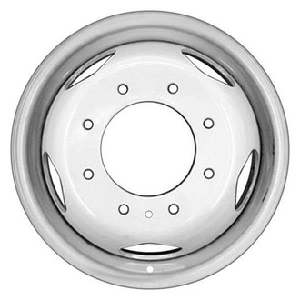 Replacement - 5-Slot Painted Silver 17x6.5 Steel Factory Wheel - Replica