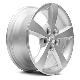 Replacement - 5-Spoke Painted Silver 17x7 Alloy Factory Wheel - Replica