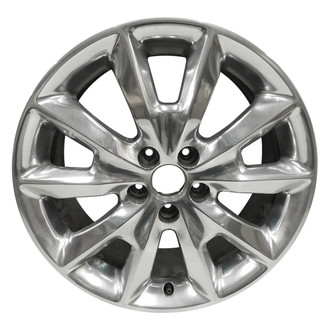 Replacement - 5 Y-Spoke Polished 18x7 Alloy Factory Wheel - Replica
