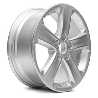 Replacement - 5-Spoke Painted Silver 17x7 Alloy Factory Wheel - Replica