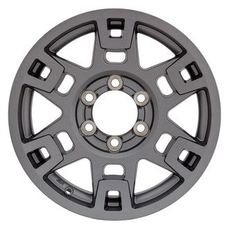 Replacement - 6 Split-Spoke Painted Matte Gray 17x7 Alloy Factory Wheel - Replica