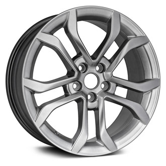 Replacement - 5 V-Spoke Painted Medium Silver 18x8 Alloy Factory Wheel - Replica