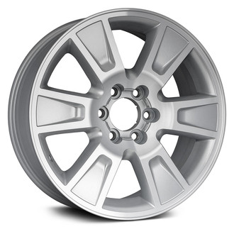 Replacement - 6 I-Spoke Machined Face with Painted Silver Pockets 20x8.5 Alloy Factory Wheel - Replica