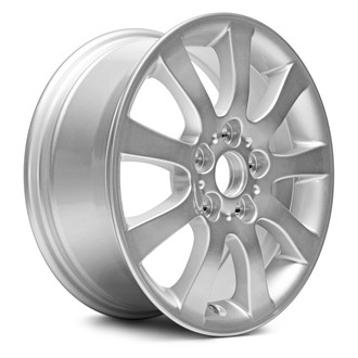 Replacement - 9 I-Spoke Painted Silver 16x6.5 Alloy Factory Wheel - Replica