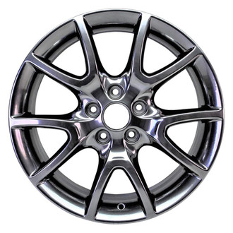 Replacement - 5 Y-Spoke Painted Dark Hyper Silver 17x7.5 Alloy Factory Wheel - Replica