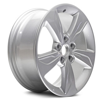 Replacement - 5-Spoke Painted Silver 18x7.5 Alloy Factory Wheel - Replica
