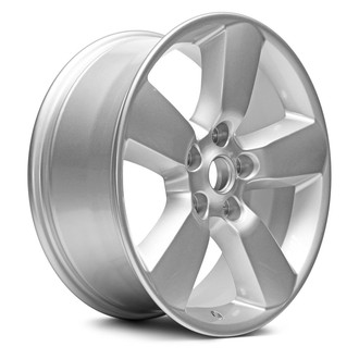 Replacement - 5-Spoke Painted Silver 20x8 Alloy Factory Wheel - Replica