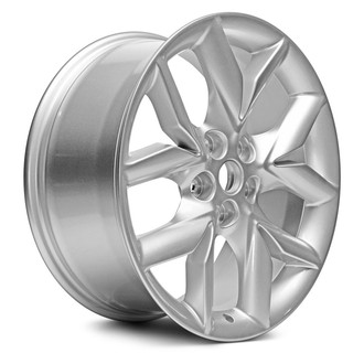 Replacement - 5 V-Spoke Painted Silver 19x8.5 Alloy Factory Wheel - Replica