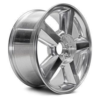 Replacement - 5-Spoke Polished 20x8.5 Alloy Factory Wheel - Replica