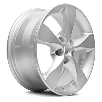 Replacement - 5-Spoke Painted Silver 17x7.5 Alloy Factory Wheel - Replica