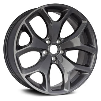 Replacement - 5 Y-Spoke Painted Dark Charcoal Metallic (Granite Crystal) 20x8 Alloy Factory Wheel - Replica