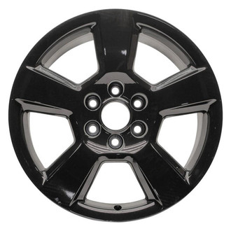 Replacement - 5-Spoke Painted Gloss Black 20x9 Alloy Factory Wheel - Replica