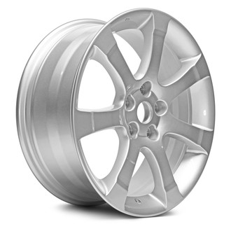 Replacement - 7 I-Spoke Painted Silver 18x7.5 Alloy Factory Wheel - Replica