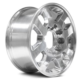 Replacement - 4 V-Spoke Polished 18x8 Alloy Factory Wheel - Replica