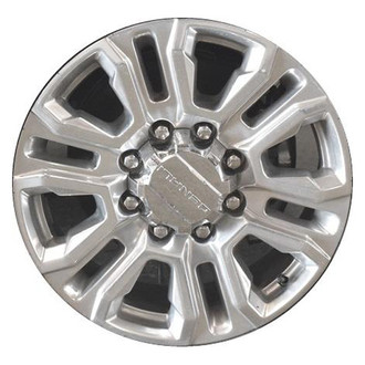 Replacement - 6 Double-Spoke Polished 20x8.5 Alloy Factory Wheel - Replica