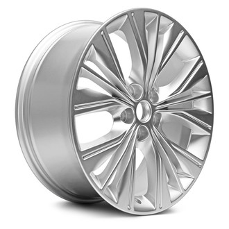 Replacement - Triple 5-Spoke Painted Light Hyper Silver 20x8.5 Alloy Factory Wheel - Replica