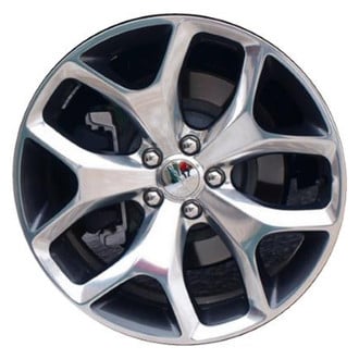 Replacement - 5 Y-Spoke Polished with Charcoal Vents 20x8 Alloy Factory Wheel - Replica
