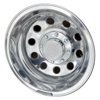 Replacement - 10-Hole Polished 17x6 Alloy Factory Wheel - Replica
