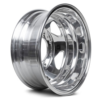 Replacement - 5-Spoke Polished 17x6.5 Alloy Factory Wheel - Replica