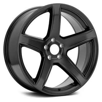 Replacement - 5-Spoke Painted Black 20x9.5 Alloy Factory Wheel - Replica