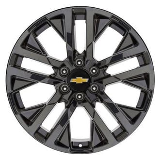 Replacement - 10 I-Spoke Painted Gloss Black 22x9 Alloy Factory Wheel - Replica