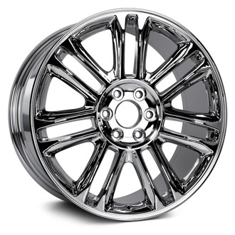 Replacement - 7 Double I-Spoke Chrome 22x9 Alloy Factory Wheel - Replica