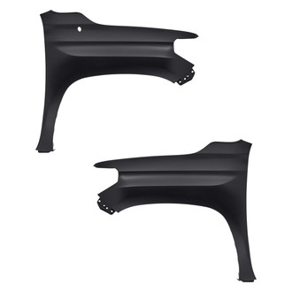 Replacement - Front Driver and Passenger Side Fender Set (Standard Line)