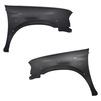 Replacement - Front Driver and Passenger Side Fender Set (Standard Line)