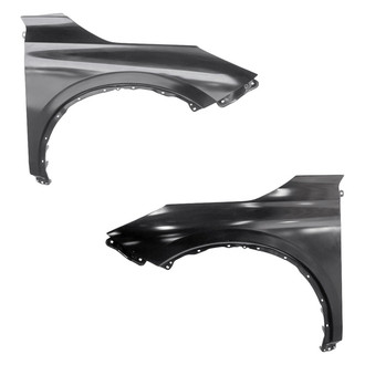 Replacement - Front Driver and Passenger Side Fender Set (Standard Line)