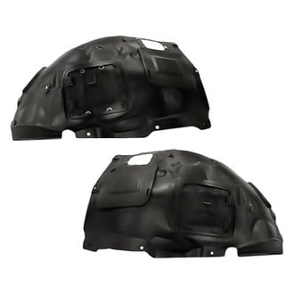 Replacement - Front Driver and Passenger Side Fender Liner Front Section Set (CAPA Certified)