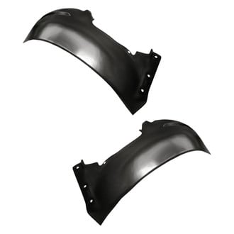 Replacement - Front Rearward Driver and Passenger Side Fender Liner Rear Section Set (Standard Line)