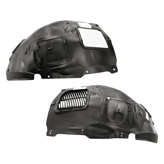 Replacement - Front Driver and Passenger Side Fender Liner Front Section Set (CAPA Certified)
