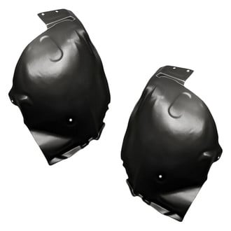 Replacement - Front Rearward Driver and Passenger Side Fender Liner Rear Section Set (CAPA Certified)