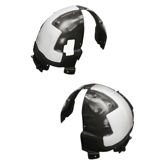 Replacement - Front Driver and Passenger Side Fender Liner Set (CAPA Certified)