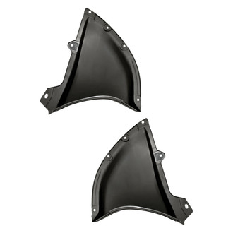 Replacement - Front Driver and Passenger Side Fender Splash Shield Set (CAPA Certified)