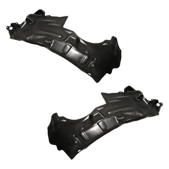 Replacement - Front Rearward Driver and Passenger Side Fender Liner Rear Section Set (Standard Line)