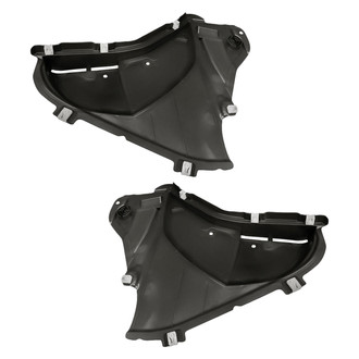 Replacement - Front Driver and Passenger Side Fender Splash Shield Set (CAPA Certified)