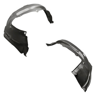 Replacement - Front Driver and Passenger Side Fender Liner Rear Section Set (Standard Line)