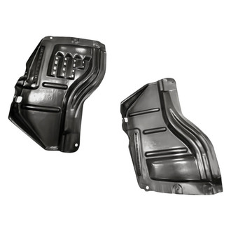 Replacement - Front Driver and Passenger Side Fender Liner Front Section Set (CAPA Certified)
