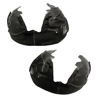 Replacement - Front Driver and Passenger Side Fender Liner Rear Section Set (Standard Line)