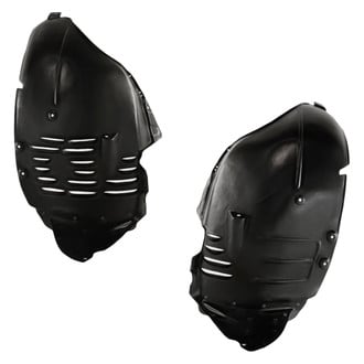 Replacement - Front Forward Driver and Passenger Side Fender Liner Set (Standard Line)