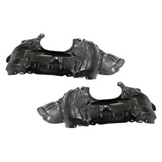 Replacement - Front Driver and Passenger Side Fender Liner Set (CAPA Certified)