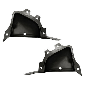 Replacement - Front Driver and Passenger Side Fender Splash Shield Set (CAPA Certified)