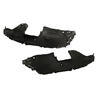 Replacement - Front Driver and Passenger Side Fender Liner Set (CAPA Certified)