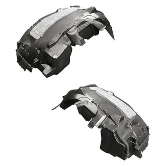 Replacement - Front Rearward Driver and Passenger Side Fender Liner Set (Standard Line)