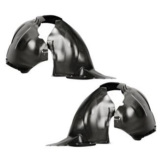 Replacement - Front Driver and Passenger Side Fender Liner Set (CAPA Certified)