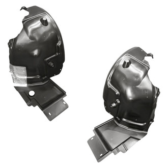 Replacement - Front Rearward Driver and Passenger Side Fender Liner Rear Section Set (CAPA Certified)